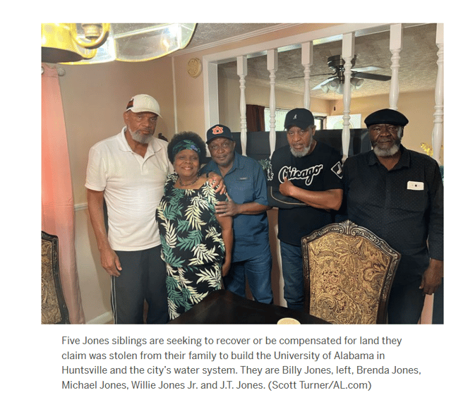 Alabama Tribute Jones Family